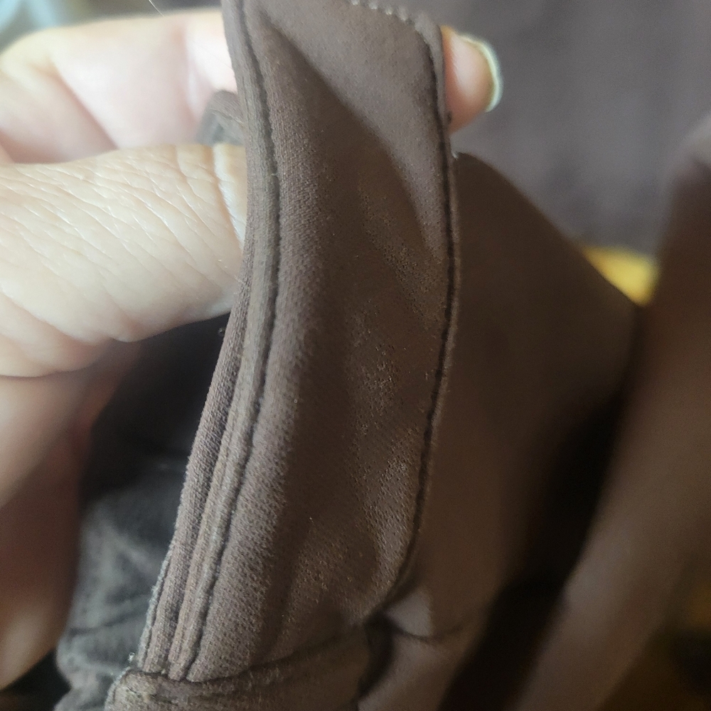 The North‎ Face Chocolate Brown Zip-Up Shell Jacket Womans Size Small - Picture 5 of 8